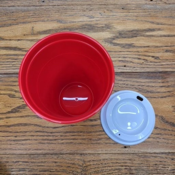 Starbucks "Celebrating 50 Years" Red Plastic Travel Cup - Picture 4 of 4